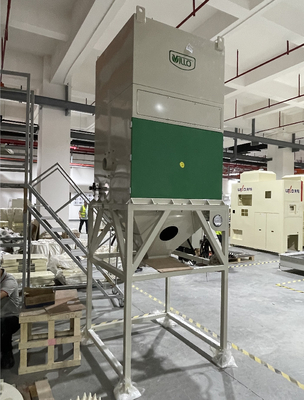 Sistema autopulente del getto di impulso del collettore di polveri per lucidatura del metallo della lavorazione del legno con il filtro dal cilindro