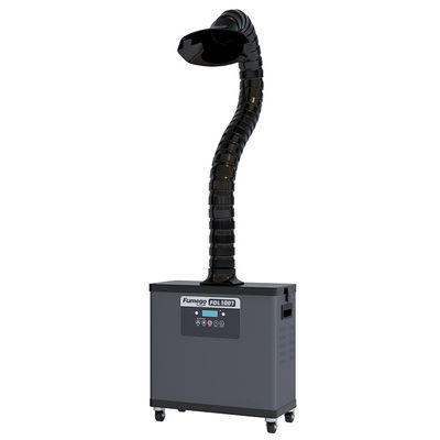 Estrattore di saldatura mobile del vapore con uno o due tubo di bambù per la tagliatrice del laser di CO2