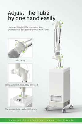 Grande macchina dentaria di aspirazione dell'aerosol di potenza d'aspirazione 350W con la lampada UV
