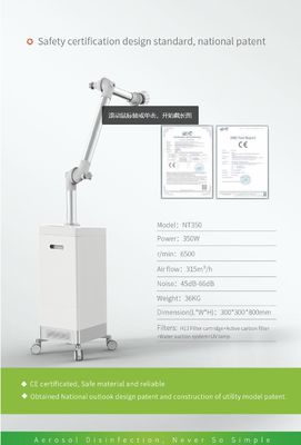 aspirazione indipendente dell'acqua dell'aerosol di 220V 55dB dell'unità dentaria di aspirazione