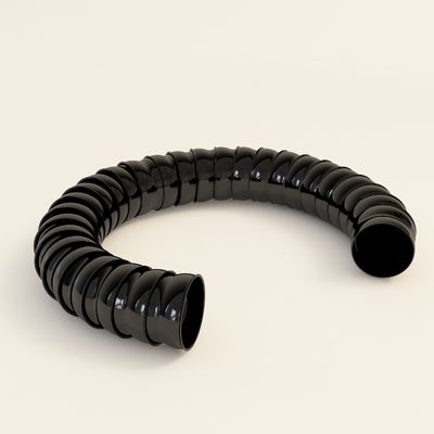 tubo flessibile nero dell'estrazione del fumo di saldatura degli accessori dell'estrattore del vapore di 75mm