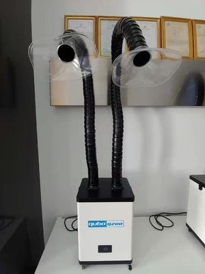 purificatore dell'aria del salone del braccio ROHS dell'estrattore due del vapore del salone del chiodo 150w