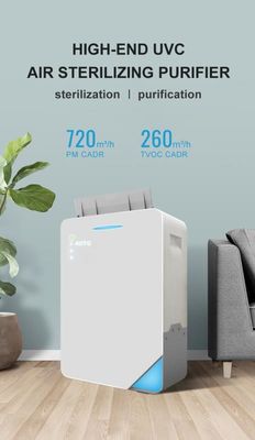 Purificatore UV dell'aria della famiglia 100M2 100W con il filtro a carbone attivo