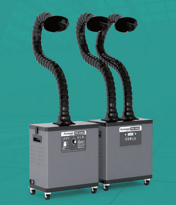 200 DB di saldatura dell'estrattore 55 del vapore del laser di W con 2 tubi d'aspirazione