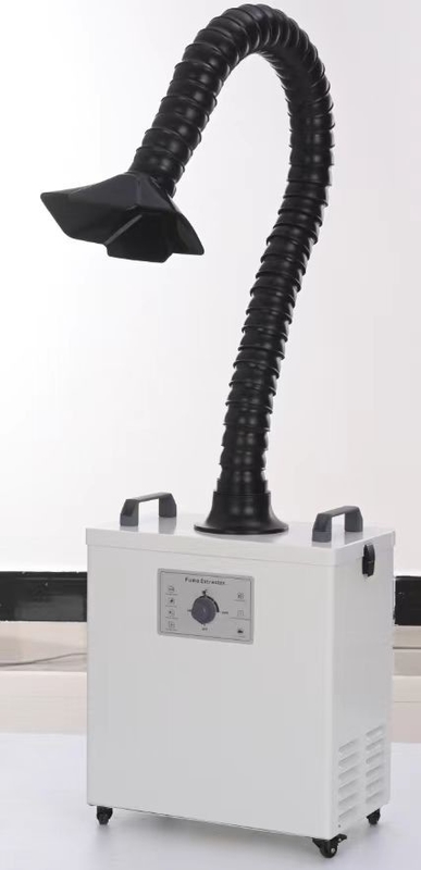 Extractor di fumo di saldatura per la marcatura laser di CO2 con telecomando e schermo